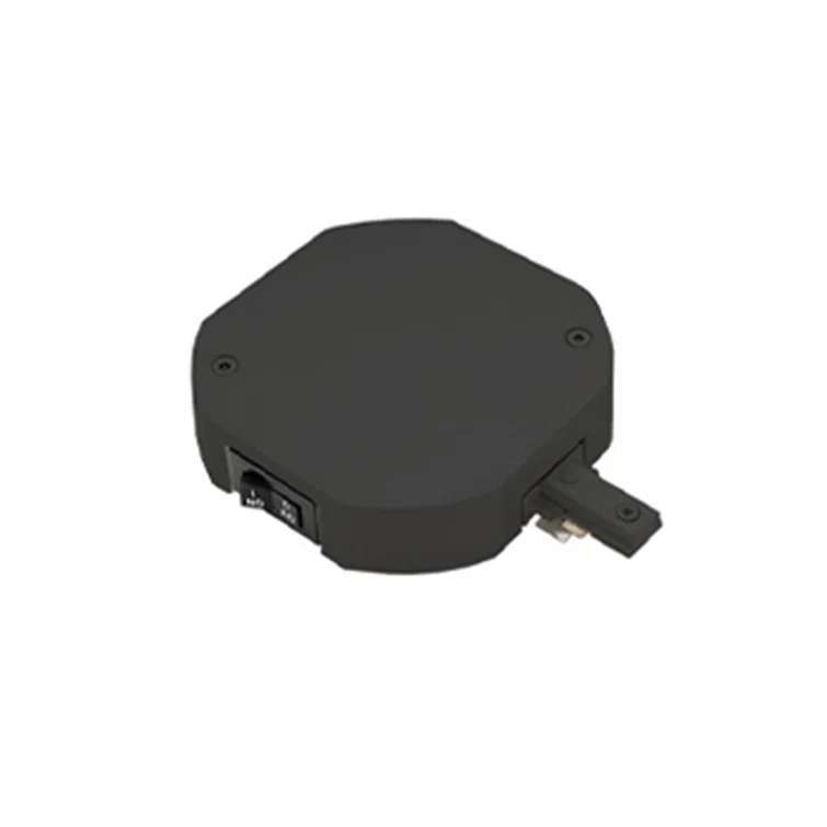 WAC Lighting Track Current Limiter with Live End  for Single Circuit H Track THL-HLE-1A-BK