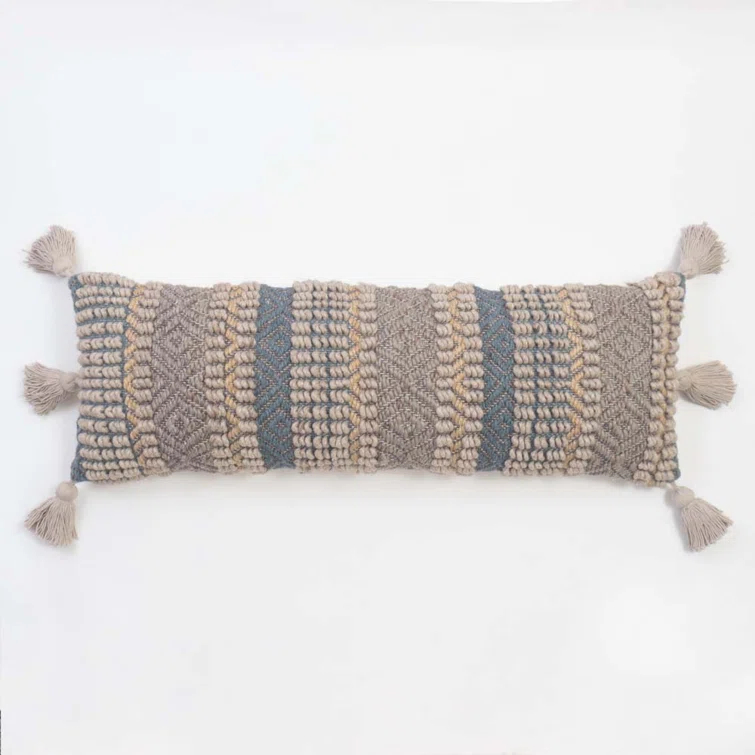 Tassels Cotton Throw Pillow