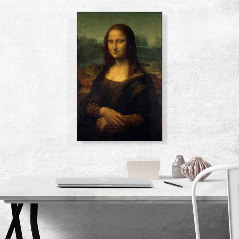 ARTCANVAS " Mona Lisa 1503 " by Leonardo Da Vinci Painting Print