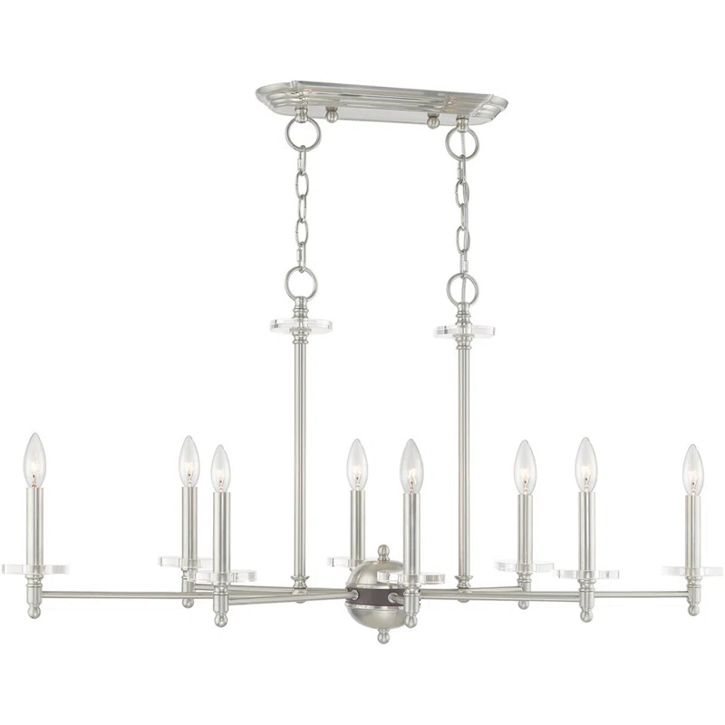 Willa Arlo™ Interiors Christofer 8 - Light Dimmable Transitional Linear Chandelier