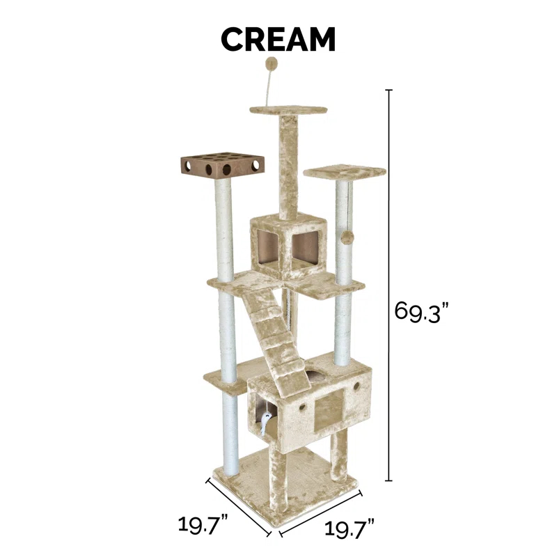 Tiger Tough 69.3'' H Cat Tree