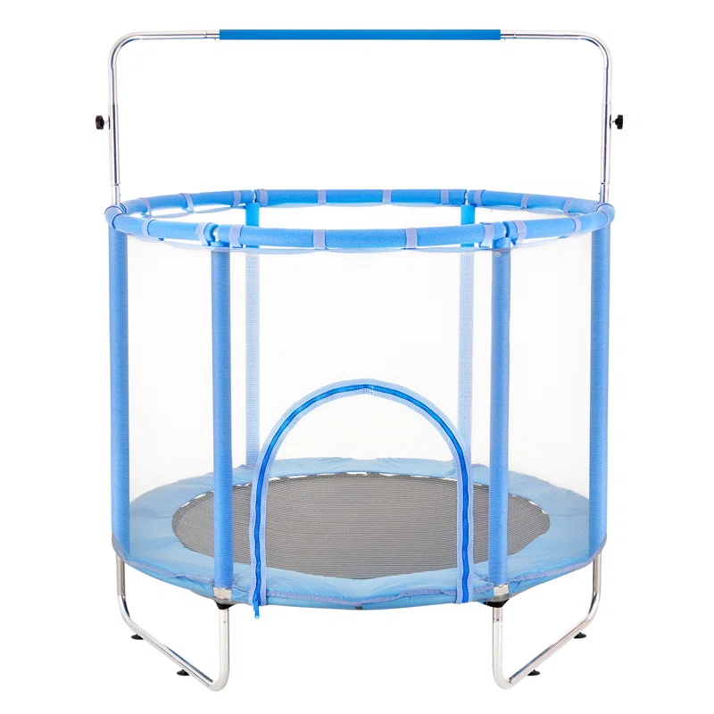 VEVOR 55" Trampoline for Kids Mini Toddler Trampoline with Net Indoor Outdoor
