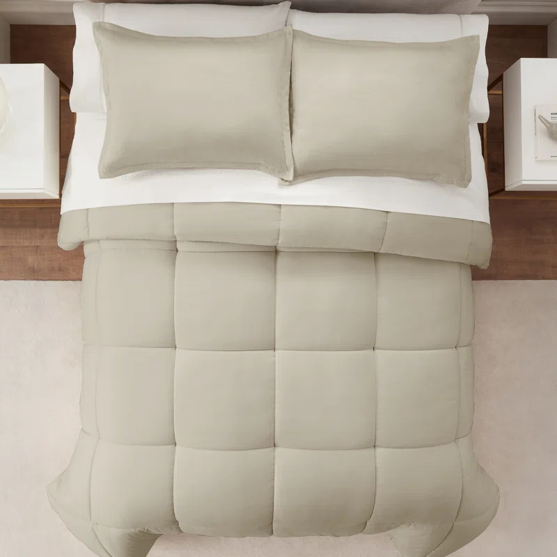 Serta Microfiber 3 Piece Comforter Set