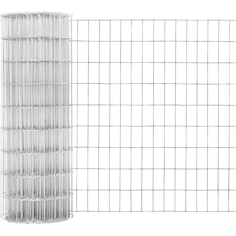 Fencer Wire Fencer Wire 12.5 Gauge Galvanized Welded Fence Wire Roll with Mesh , Multiple Options