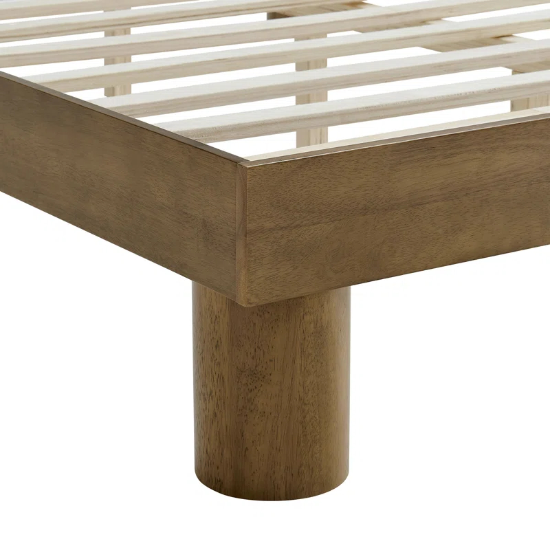 Modway Runa Wood Platform Bed In French Oak
