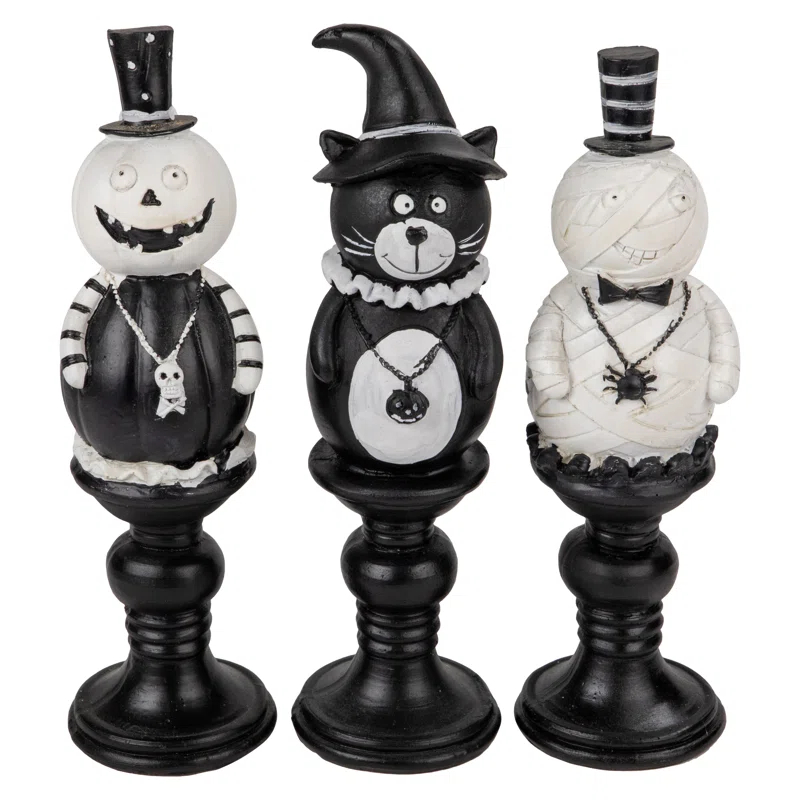 Northlight Seasonal Halloween Candlestick Decorations