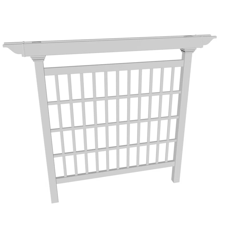 Vita Camden 90'' H x 4'' W Vinyl Lattice Panel Trellis
