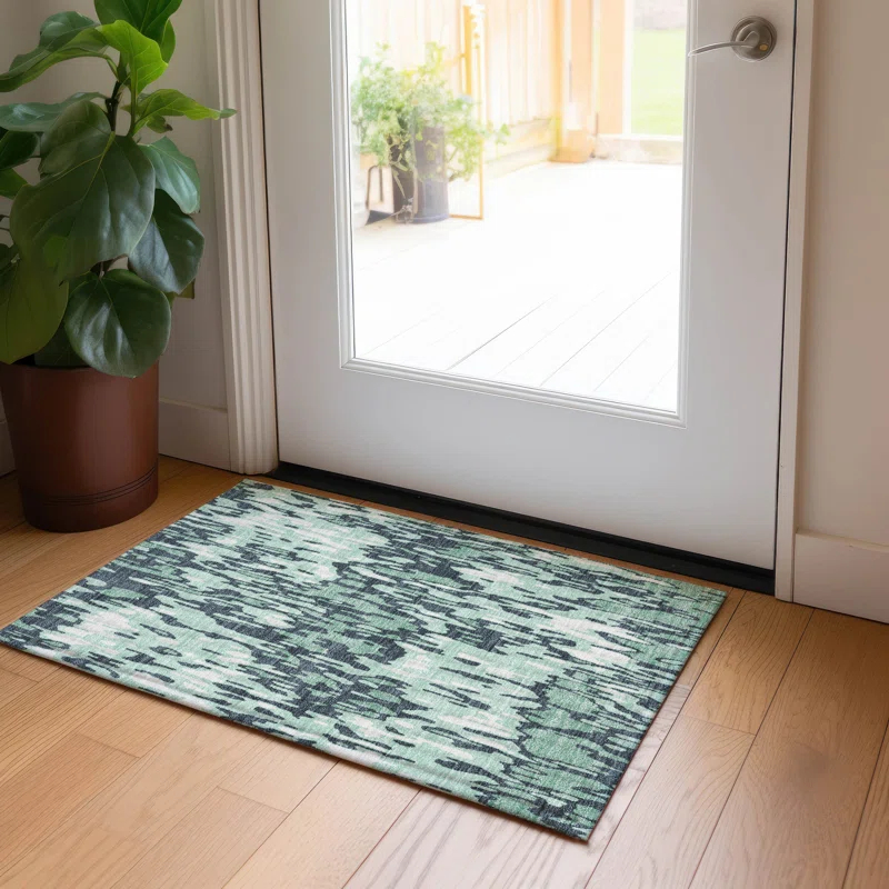 Machine Washable Indoor/Outdoor Chayden ACN986 1'8" x 2'6" Rug