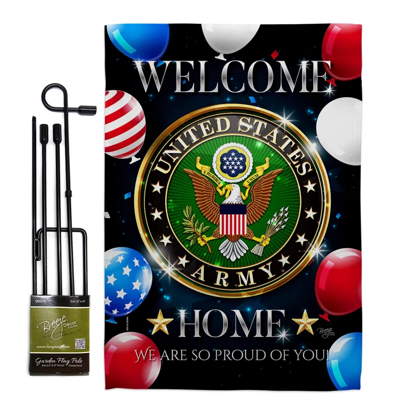 Breeze Decor Double Sided Polyester Garden Flag
