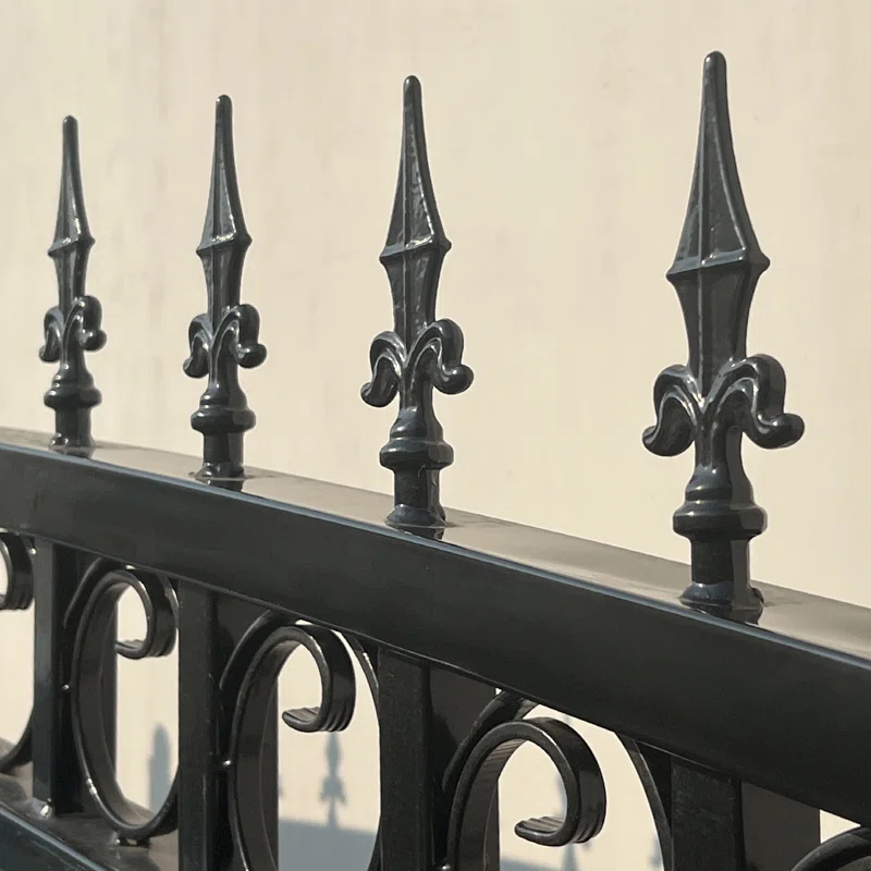ALEKO Steel Dual Swing Driveway Gate - PRAGUE Style