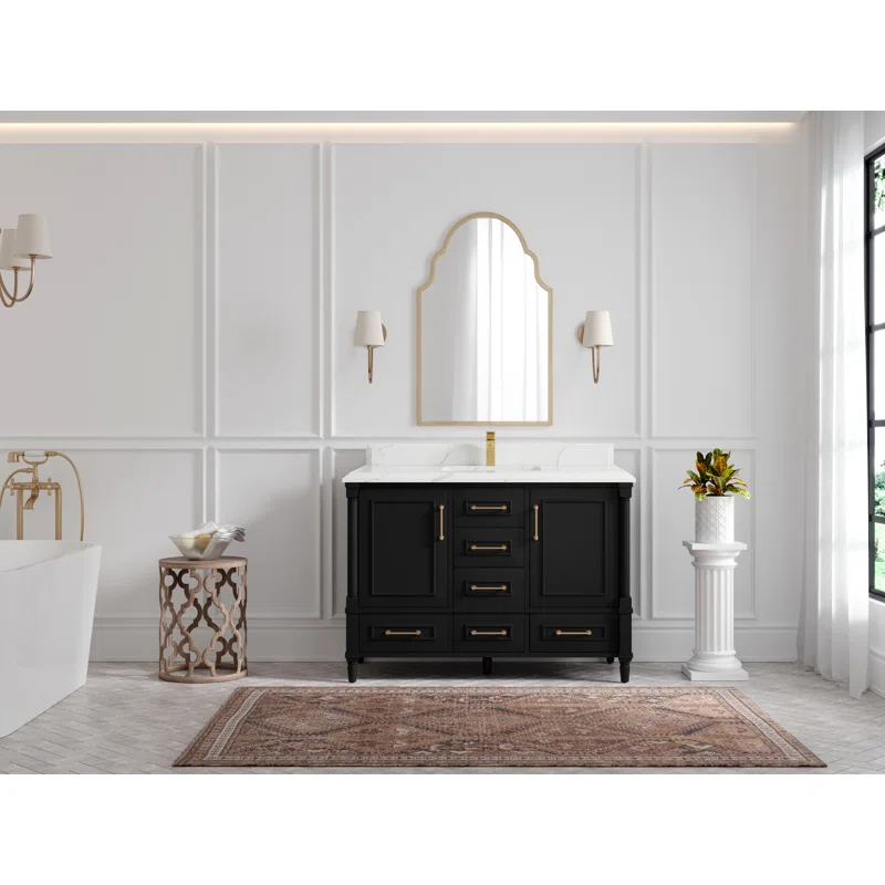 Willow Collections Aberdeen 48'' Single Bathroom Vanity with Top