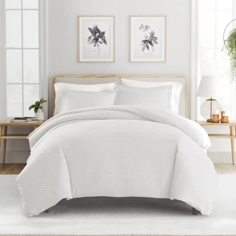 Home Garden Pattern Duvet Cover Set