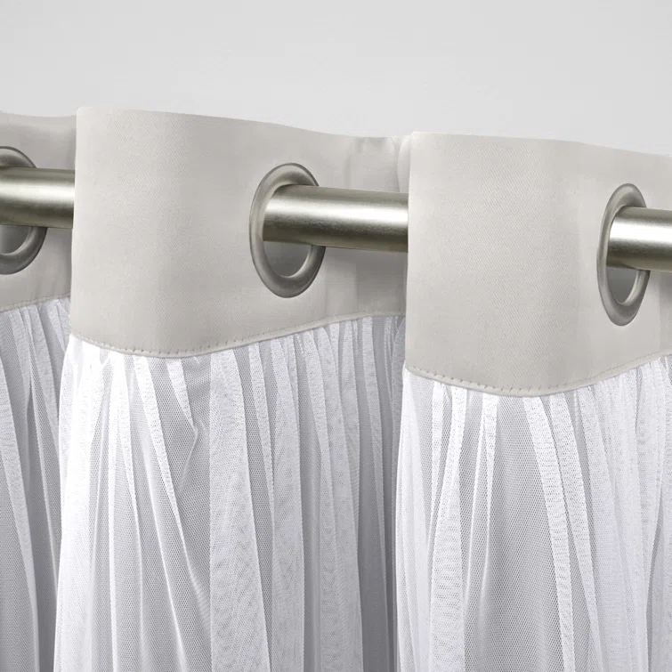 Amalgamated Textiles Catarina Linen Tailored 52'' W Window Valance
