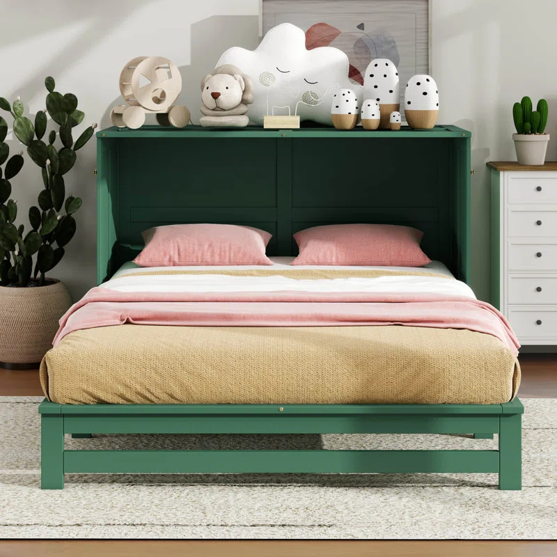 Cosmic Queen Size Murphy Bed With Built-In Charging Station