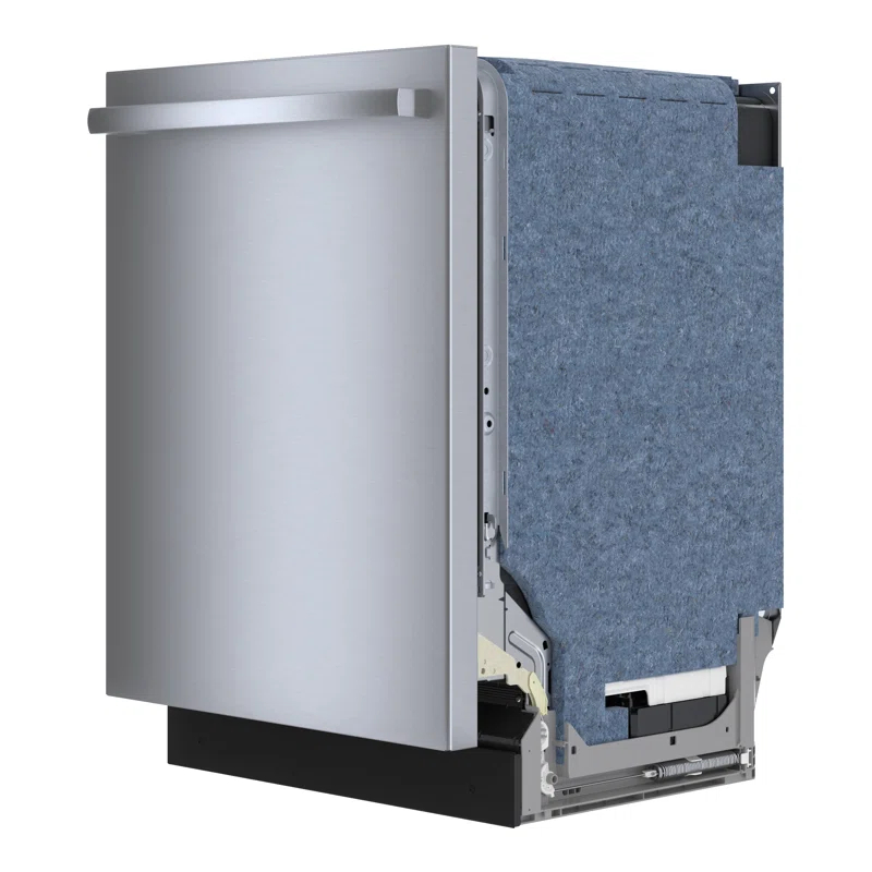 Bosch 500 Series 24" Stainess Steel Top Control Built-In Dishwasher with Stainless Steel Tub and Flexible 3Rd Rack SHX65CM5N