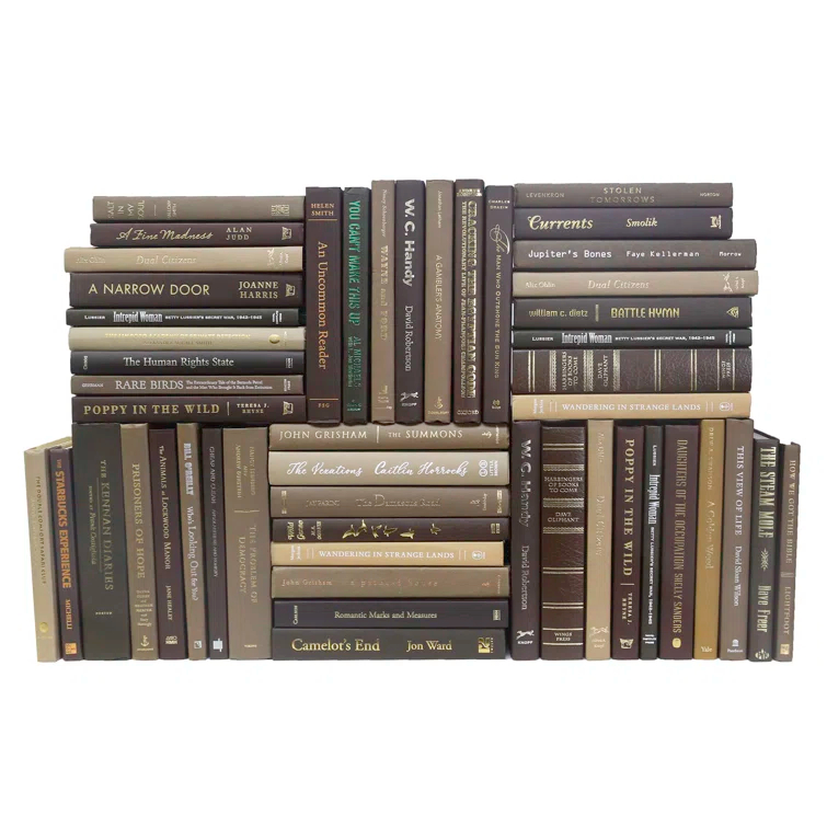 Booth & Williams Modern Chocolate Book Wall