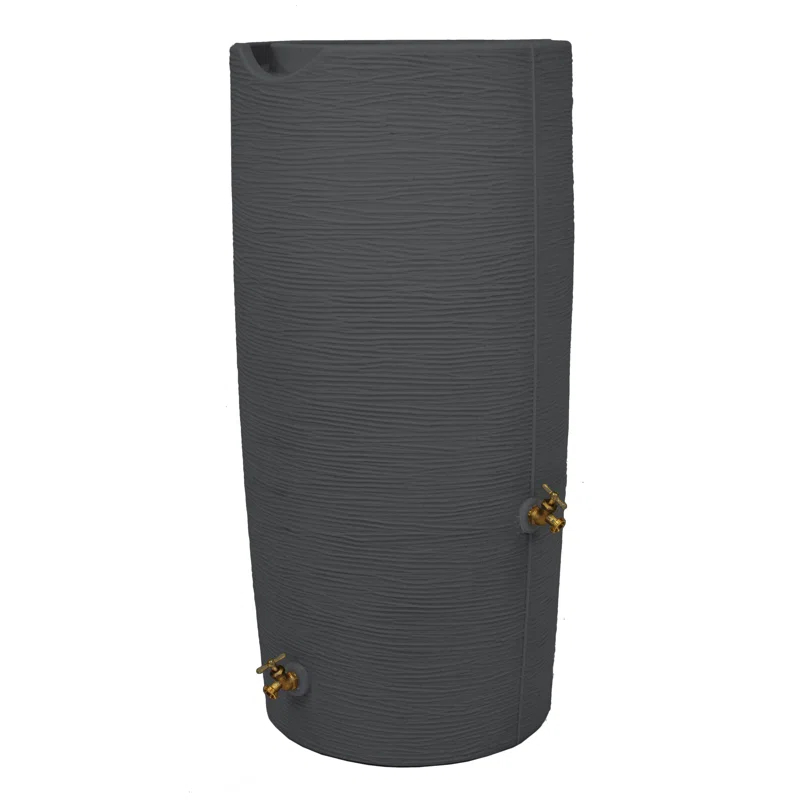 Good Ideas Good Ideas 50 Gallons Plastic Drainable Dual Overflow Planter Rain Barrel