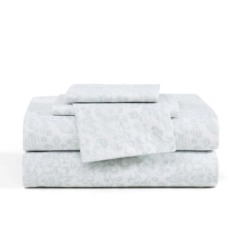 Stone Cottage Bedding Mae Stone Cottage Floral Cotton Percale Printed Sheet Set