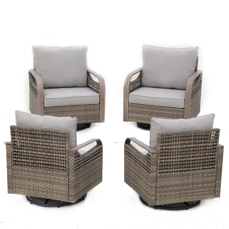 EAGLE PEAK Wicker Outdoor Rocker Chair