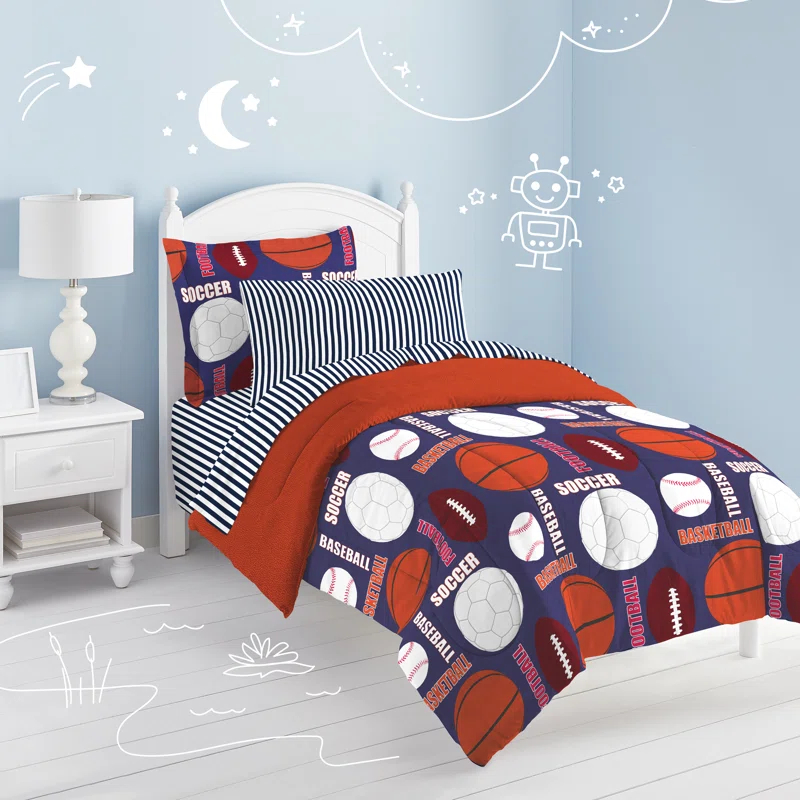 Dream Factory All Sports 5 - Piece Comforter Set