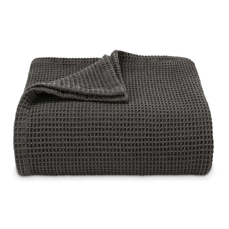 Vera Wang Vera Wang Waffleweave Cotton Blanket