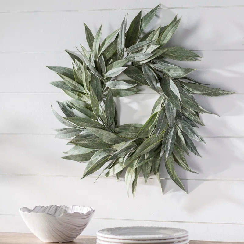 Primrue Muddy 24" Plastic Wreath & Reviews | Wayfair