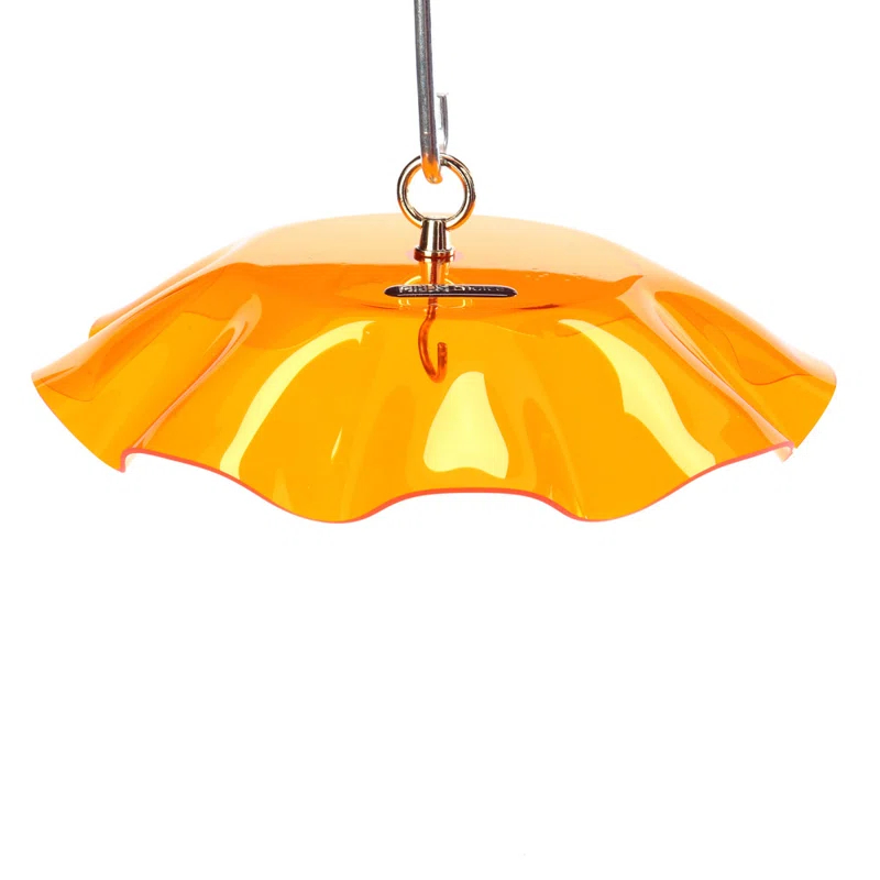 Birds Choice Birds Choice 13" Acrylic Bird Feeder Weatherguard, Yellow