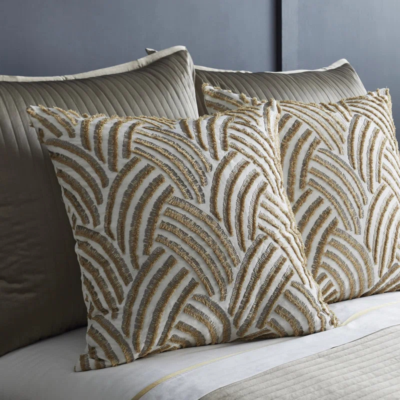 Trevi Abstract Linen Throw Pillow