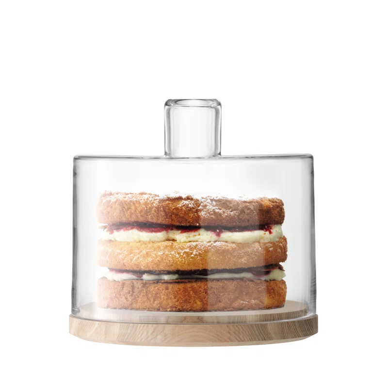 Lotta Glass Serveware by LSA International - Cake Dome