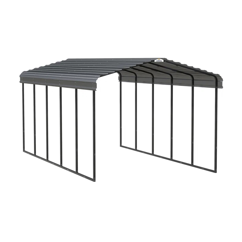 Arrow Arrow Galvanized Steel Carport, 12x24x9