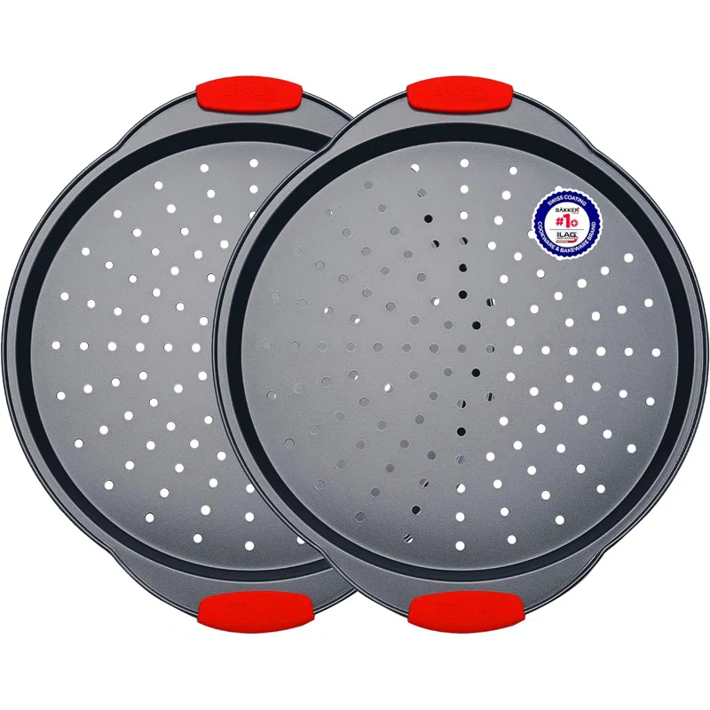 Lifemaster Lifemaster Non-Stick Steel Pizza Pan