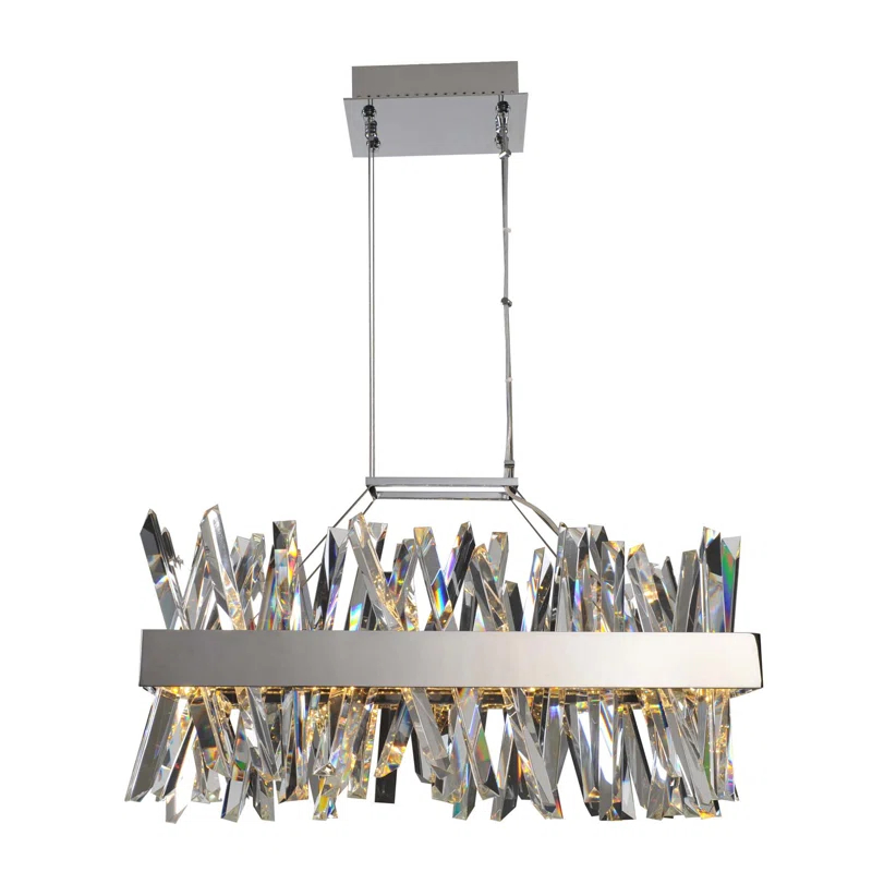 Allegri by Kalco Lighting Glacier 1 - Light LED Kitchen Island Pendant