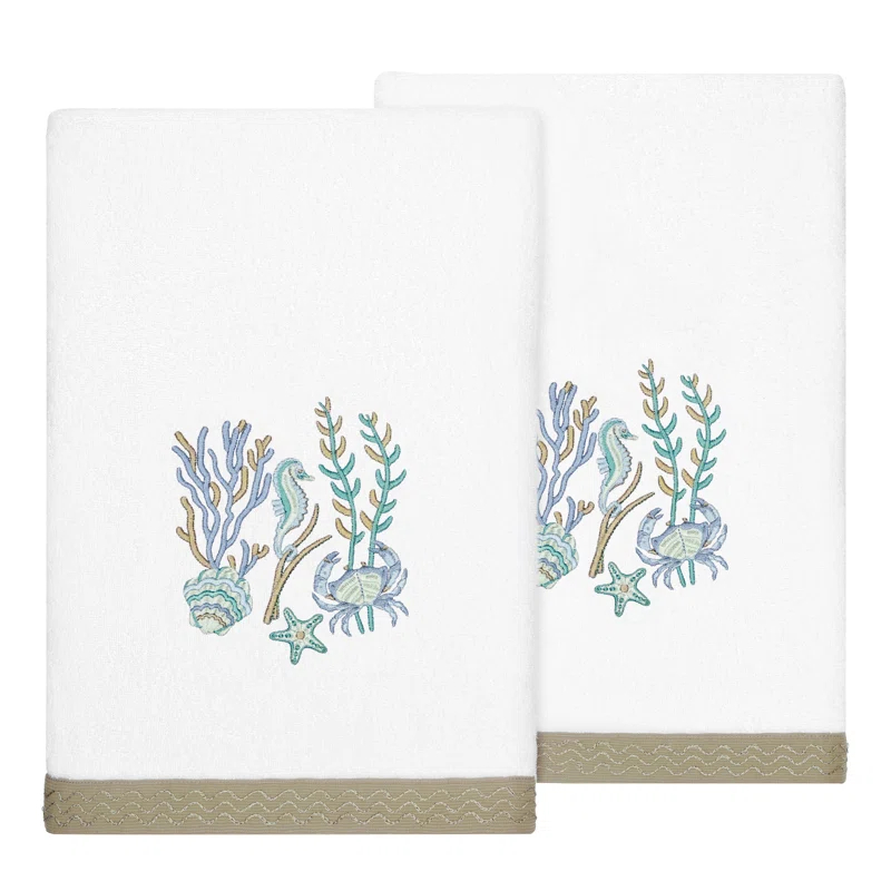 Linum Home Textiles 2 Piece Turkish Cotton Bath Towel Set (Set of 2)