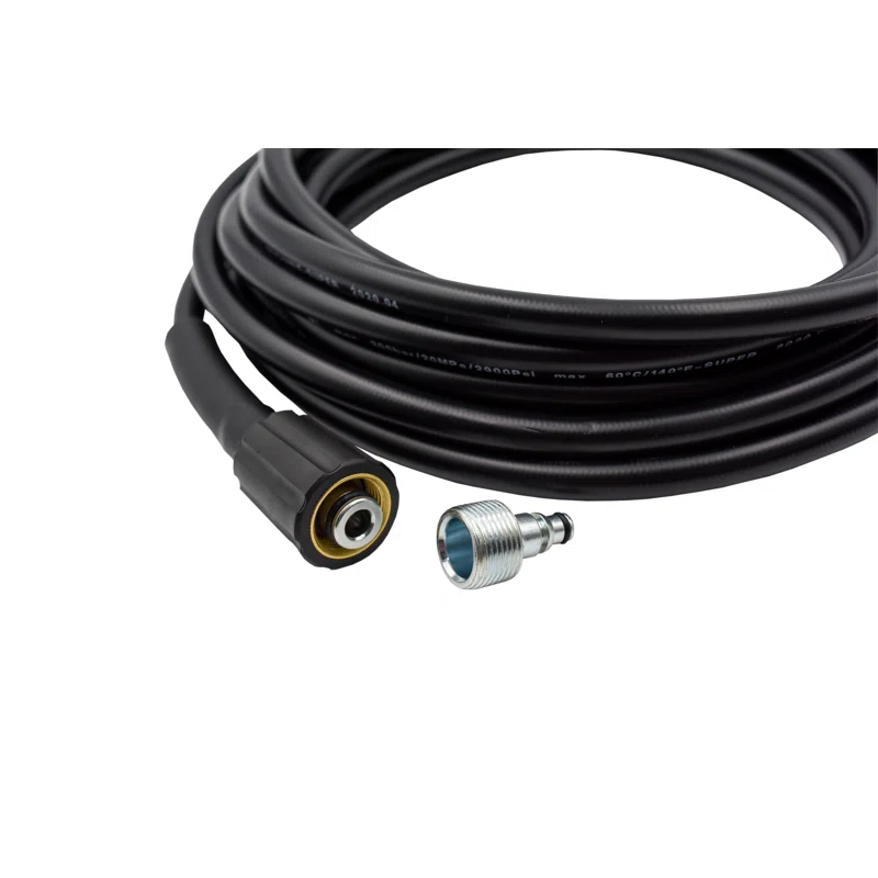 AR Blue Clean Pressure Washer Hose Kit, with 300 Series & Garden Hose Transfer Adapter