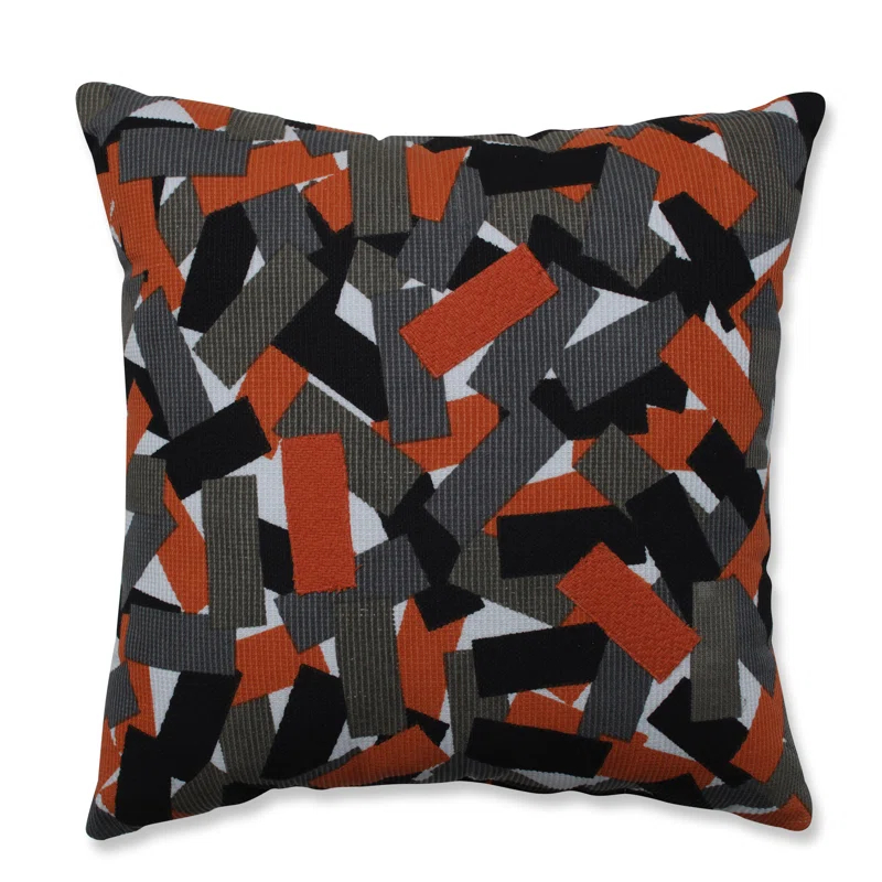 Pillow Perfect Appliqued Cotton Reversible Throw Pillow
