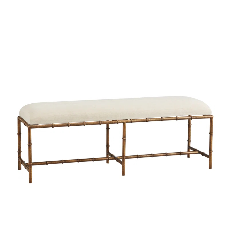 Furniture Classics Anubis Linen Blend Upholstered Bench