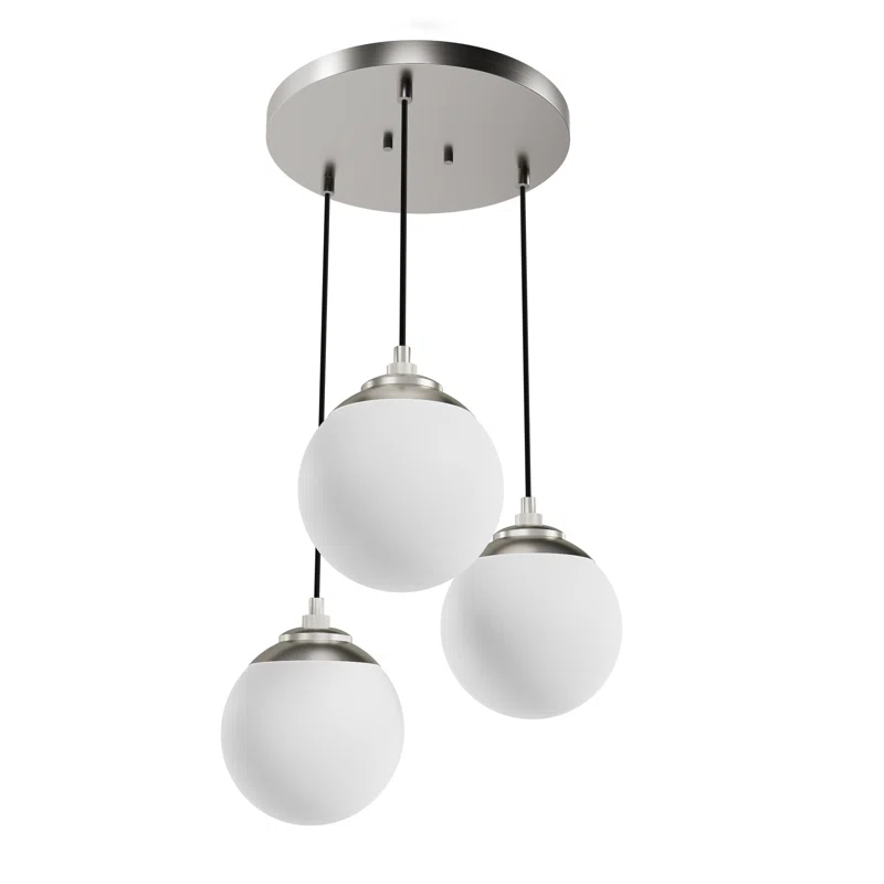 Hunter Fan Hepburn 3 - Light Cluster Globe Pendant