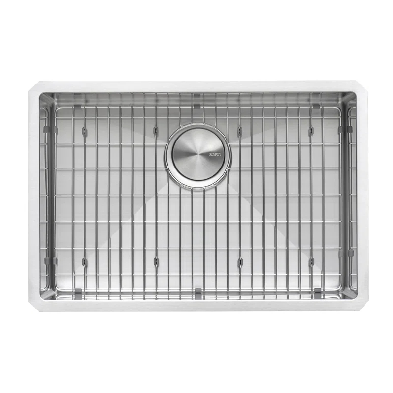 Ruvati RVH7250 Ruvati 28-inch Undermount 16 Gauge Stainless Steel Kitchen Sink Rounded Corners Single Bowl