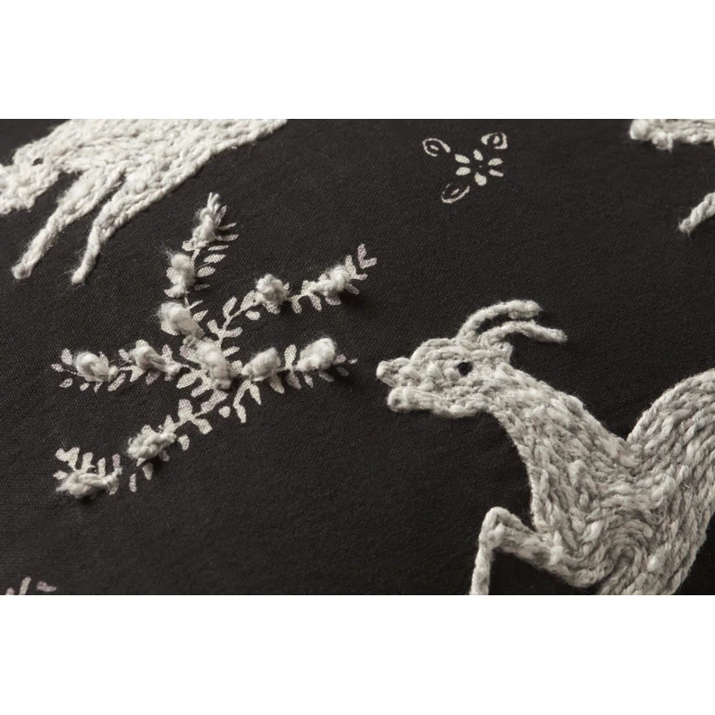 Loloi Rugs Tassels Cotton Throw Pillow