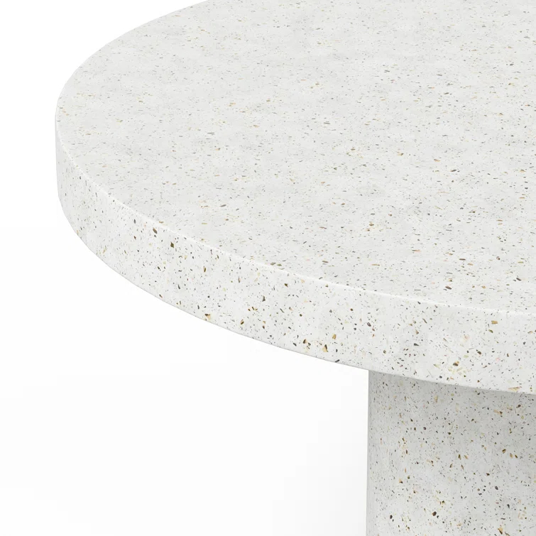 Maraca Concrete Pedestal Dining Table