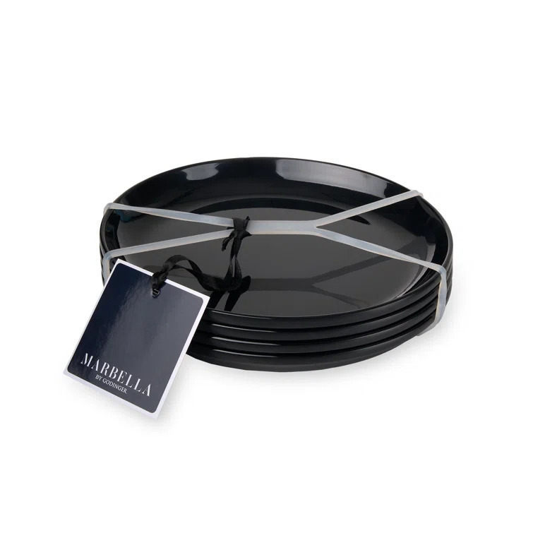 Marbella Melamine Stacking Salad Plate (Set of 4)