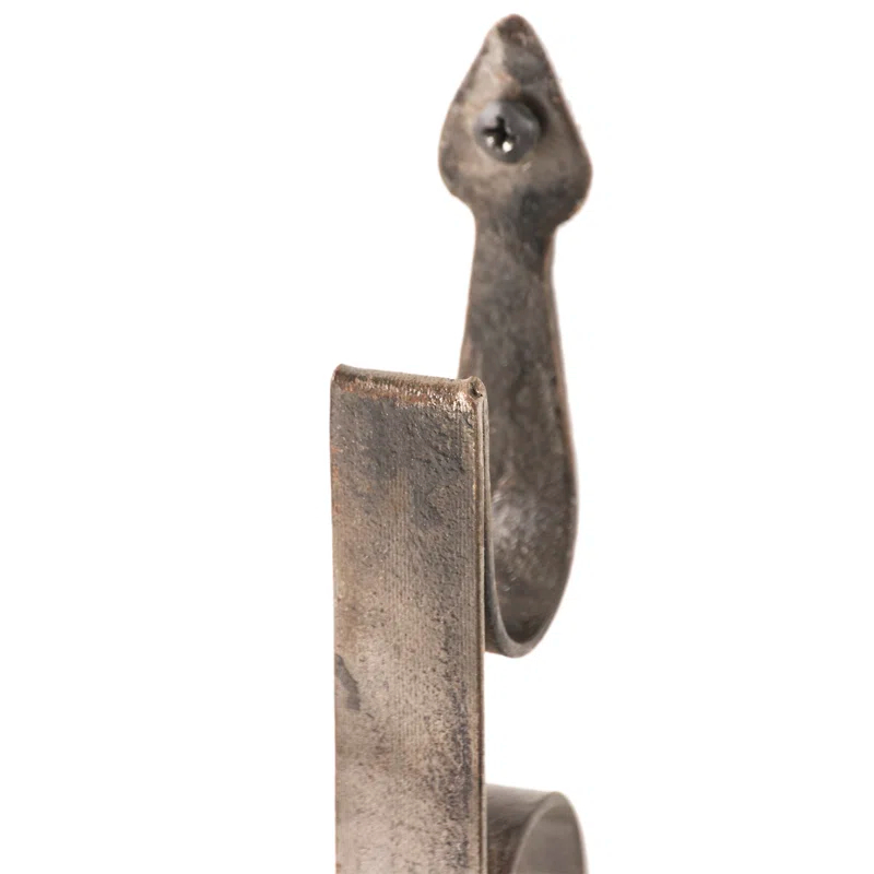Artesano Iron Works Hand Forged 6.25"  Wrought Iron Cabinet Door Handle
