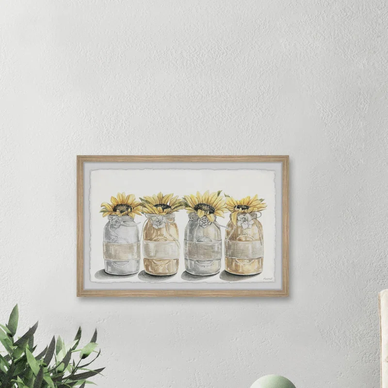 Marmont Hill " Floral Bloom Arrangement " Painting Print