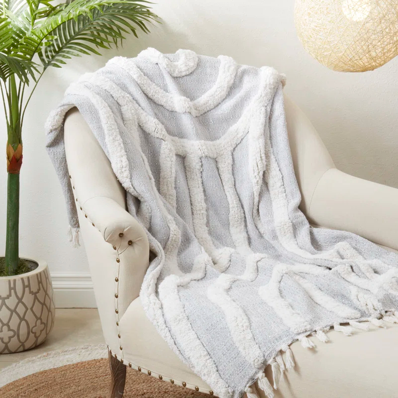 Saro Sevan Collection Throw Blanket