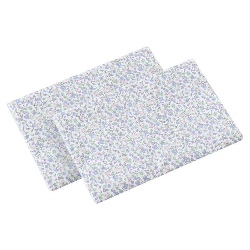 Laura Ashley Printed Cotton Percale Pillowcase Set (Set of 2)
