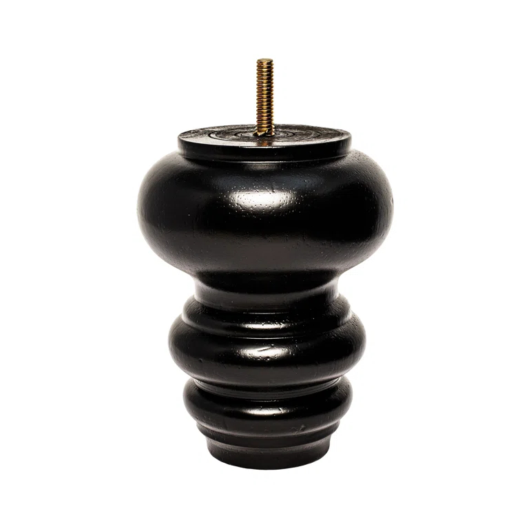 Architectural Products by Outwater L.L.C. Solid Hardwood Sofa and Chair Bun Foot Leg