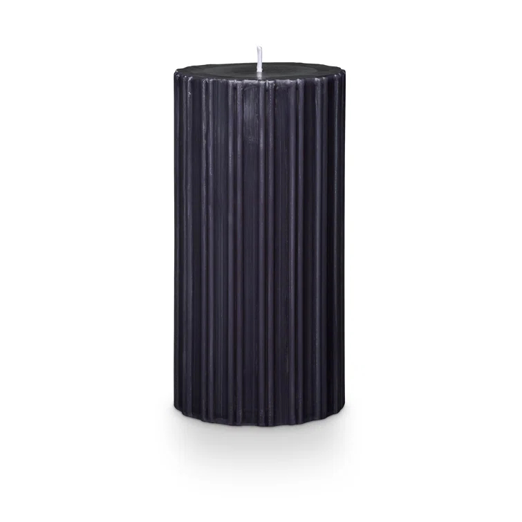 ILLUME Beautifully Done Medium Fragranced Pillar Candle, Blackberry Absinthe