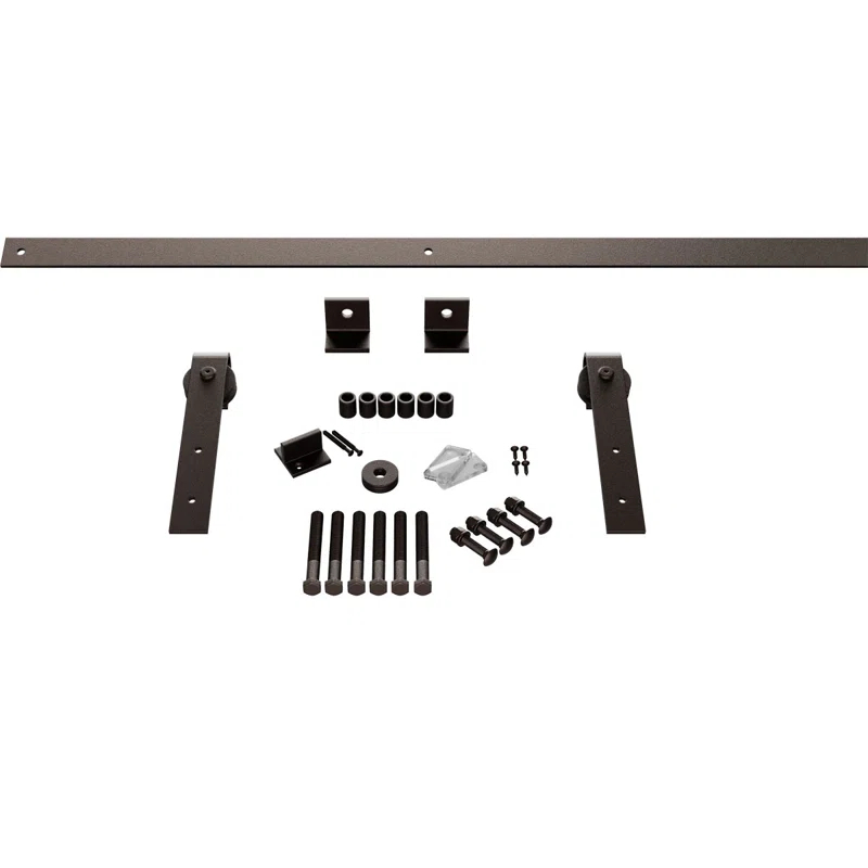 Goldberg Brothers Inc. Premium J-Strap Standard Single Barn Door Hardware Kit