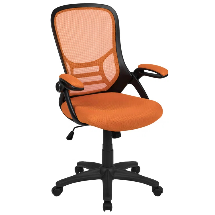 Flash Furniture Cappello High-Back Mesh Swivel Ergonomic Office Chair with Flip-Up Arms