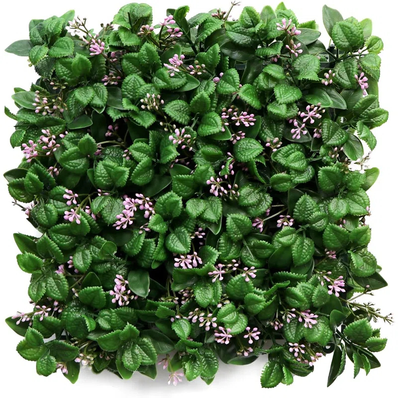 MAXAYA Artificial Hedge Wall Panels,8Pcs10"X10"Greenery Wall Backdrop,P...